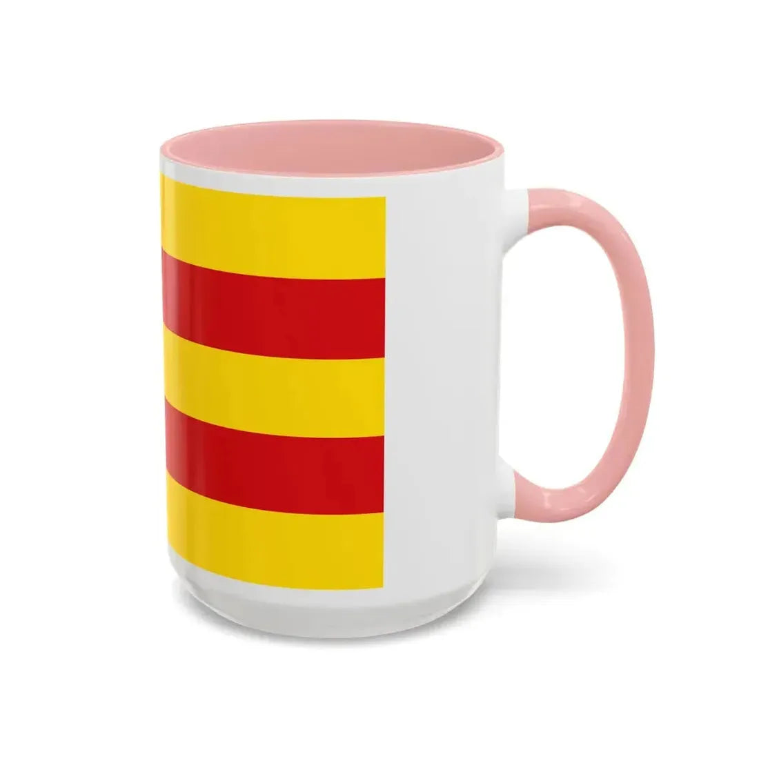 Flag of Oldenburg 2 Germany - Accent Coffee Mug - Go Mug Yourself