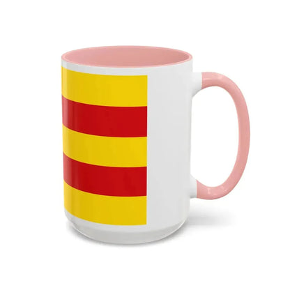 Flag of Oldenburg 2 Germany - Accent Coffee Mug - Go Mug Yourself