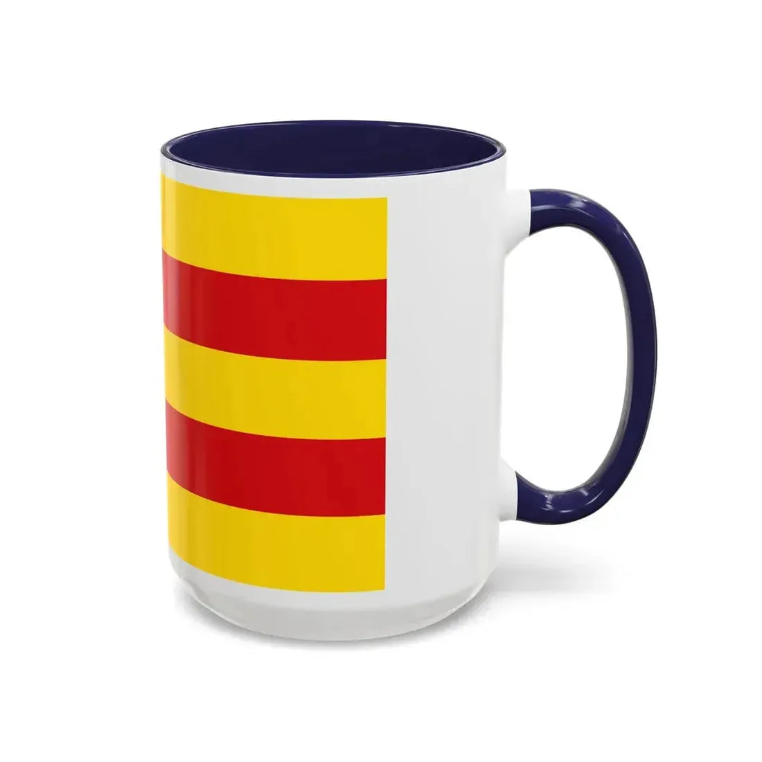 Flag of Oldenburg 2 Germany - Accent Coffee Mug - Go Mug Yourself