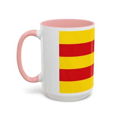 Flag of Oldenburg 2 Germany - Accent Coffee Mug - Go Mug Yourself
