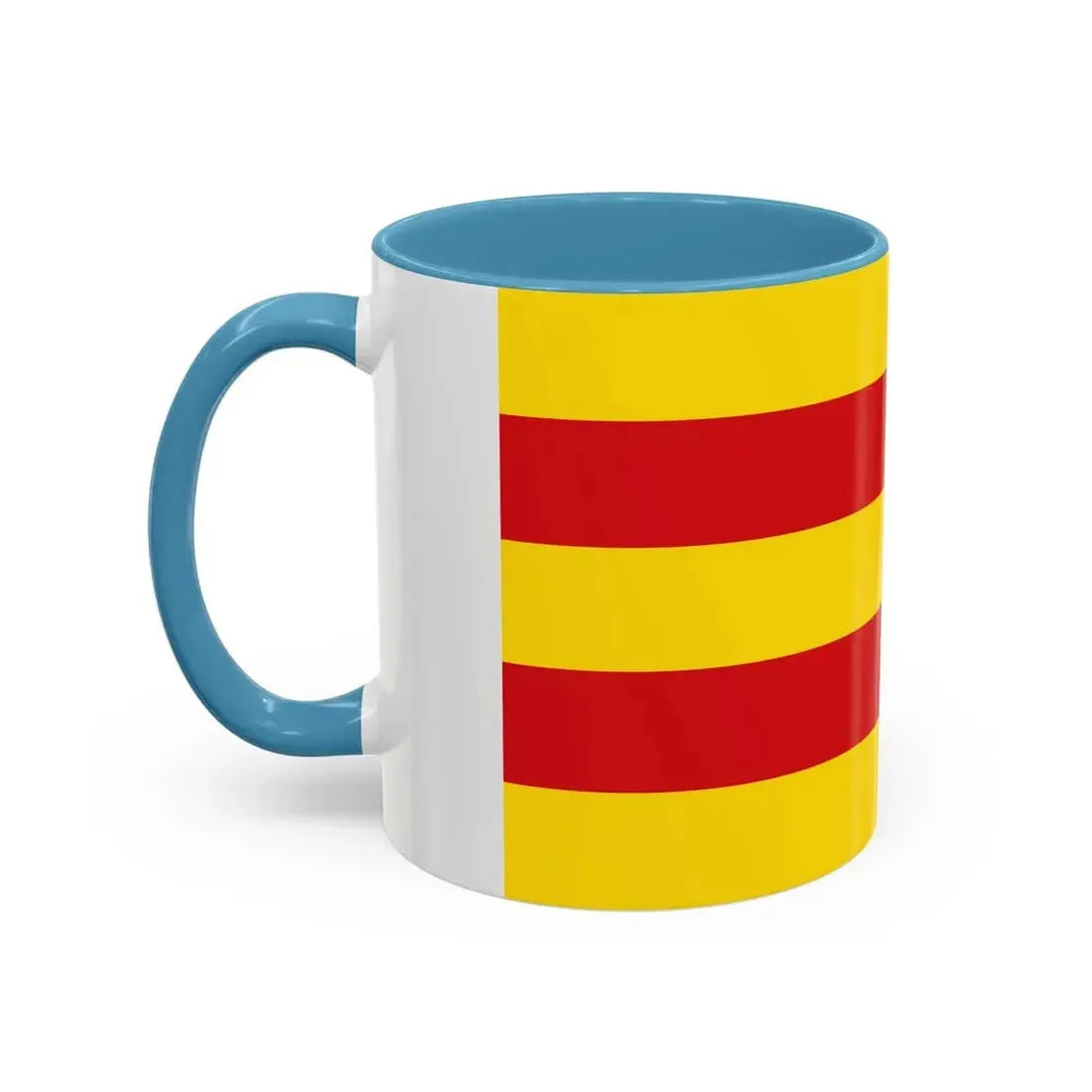 Flag of Oldenburg 2 Germany - Accent Coffee Mug - Go Mug Yourself