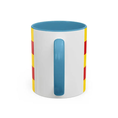 Flag of Oldenburg 2 Germany - Accent Coffee Mug - Go Mug Yourself
