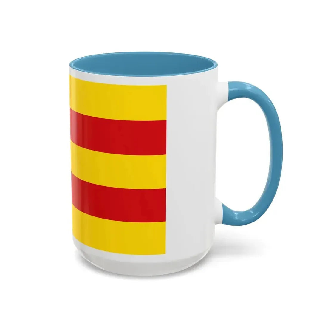 Flag of Oldenburg 2 Germany - Accent Coffee Mug - Go Mug Yourself