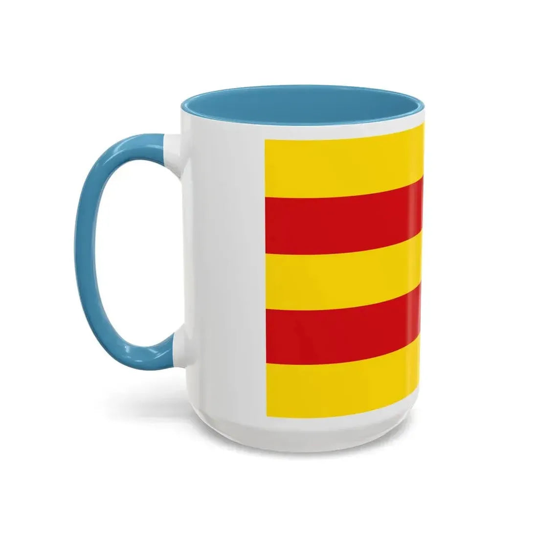 Flag of Oldenburg 2 Germany - Accent Coffee Mug - Go Mug Yourself