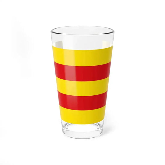 Flag of Oldenburg 2 Germany - Pint Glass 16oz 16oz - Go Mug Yourself