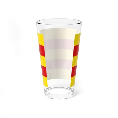 Flag of Oldenburg 2 Germany - Pint Glass 16oz - Go Mug Yourself