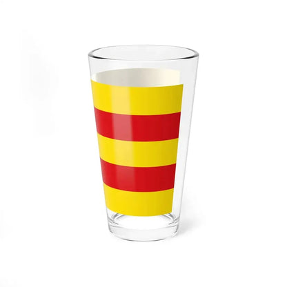 Flag of Oldenburg 2 Germany - Pint Glass 16oz - Go Mug Yourself