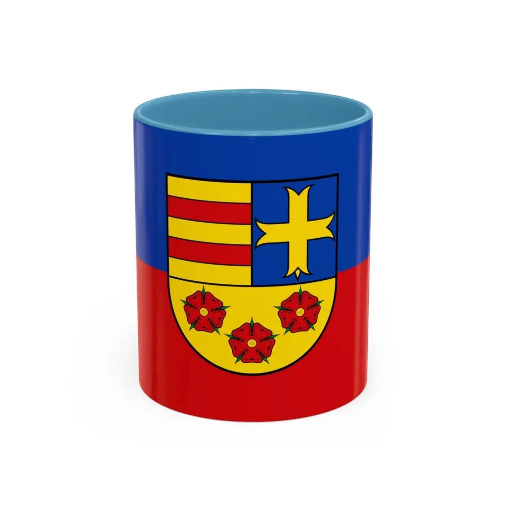 Flag of Oldenburg Germany - Accent Coffee Mug 11oz Light Blue - Go Mug Yourself