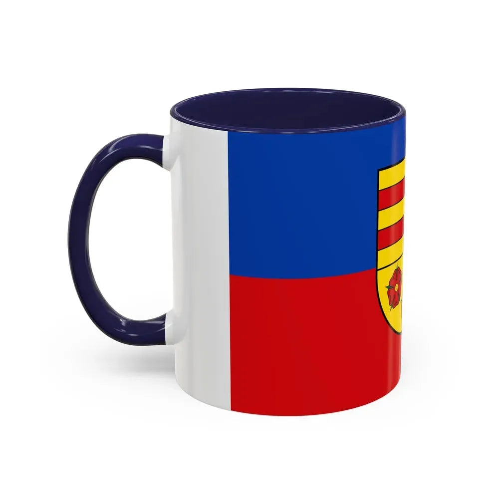 Flag of Oldenburg Germany - Accent Coffee Mug - Go Mug Yourself