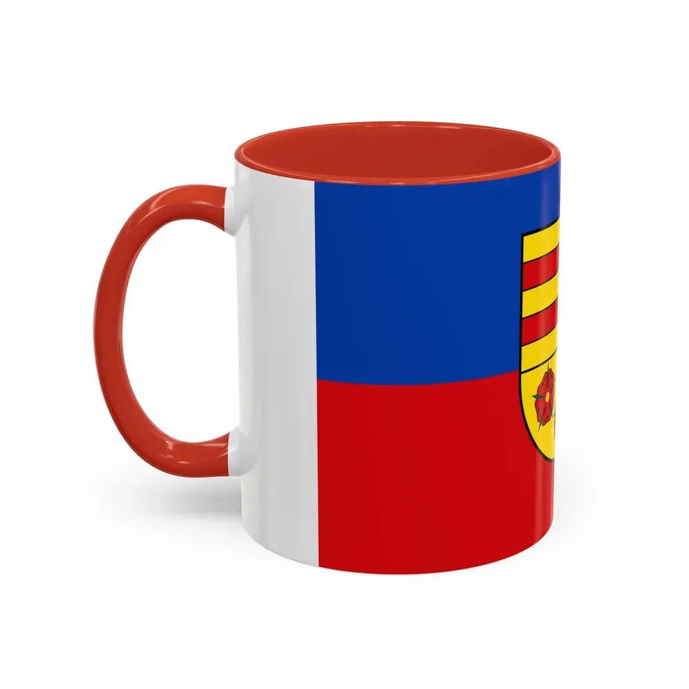 Flag of Oldenburg Germany - Accent Coffee Mug - Go Mug Yourself