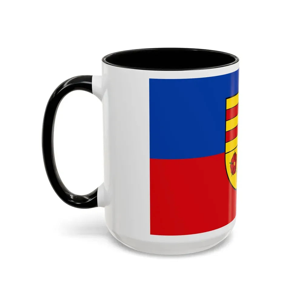 Flag of Oldenburg Germany - Accent Coffee Mug - Go Mug Yourself