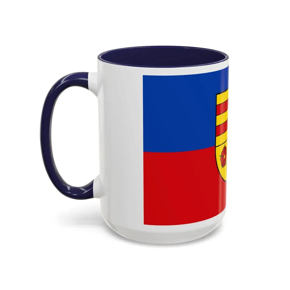 Flag of Oldenburg Germany - Accent Coffee Mug - Go Mug Yourself