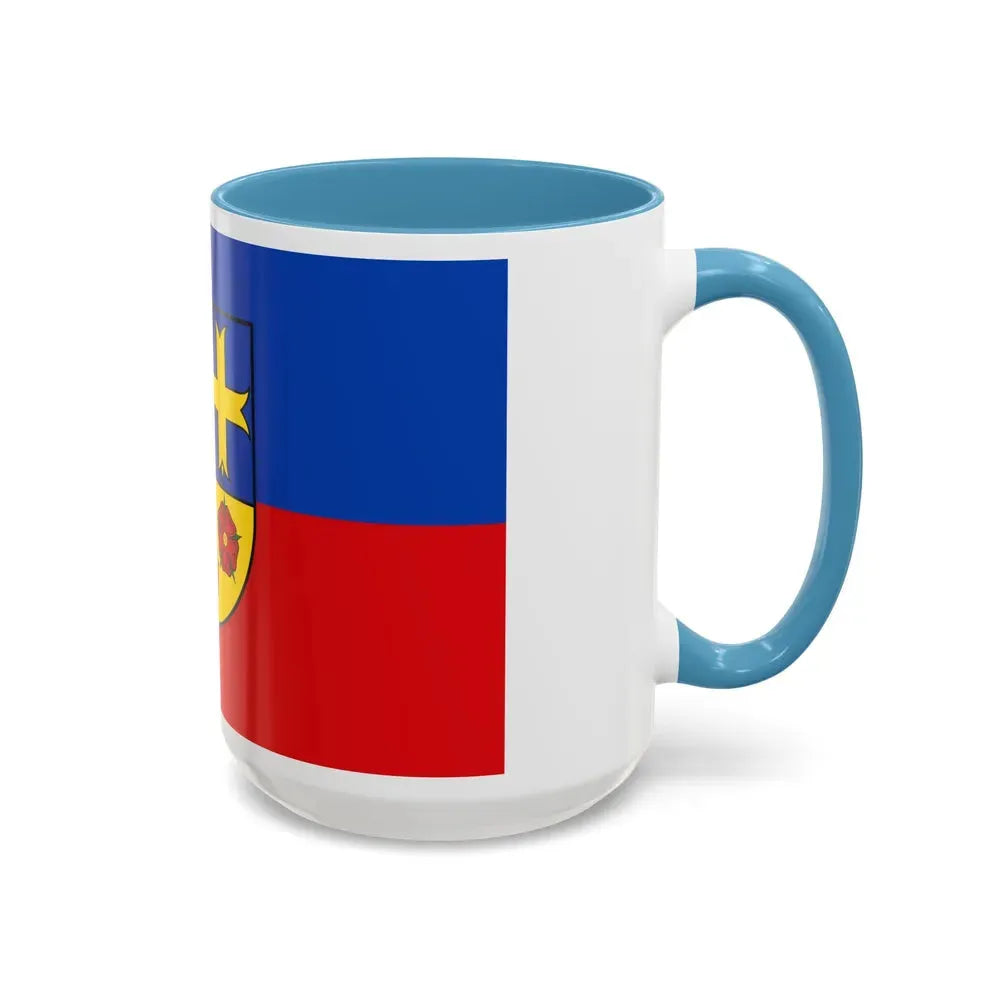 Flag of Oldenburg Germany - Accent Coffee Mug - Go Mug Yourself