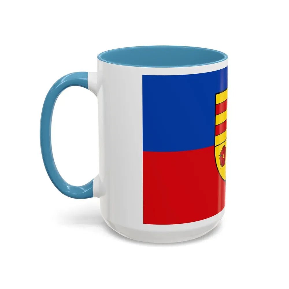 Flag of Oldenburg Germany - Accent Coffee Mug - Go Mug Yourself