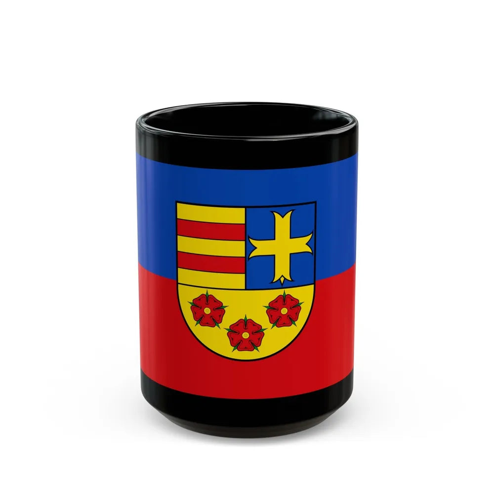 Flag of Oldenburg Germany - Black Coffee Mug-15oz-Go Mug Yourself