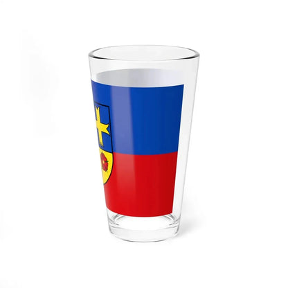Flag of Oldenburg Germany - Pint Glass 16oz - Go Mug Yourself