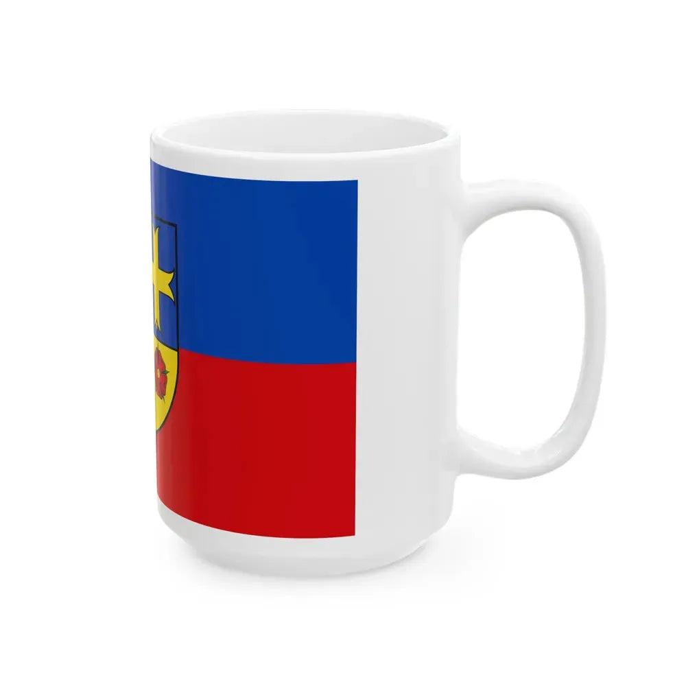 Flag of Oldenburg Germany - White Coffee Mug - Go Mug Yourself