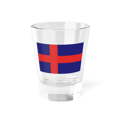 Flag of Oldenburg Scandinavian Cross (Germany) Shot Glass 1.5oz 1.5oz - Go Mug Yourself