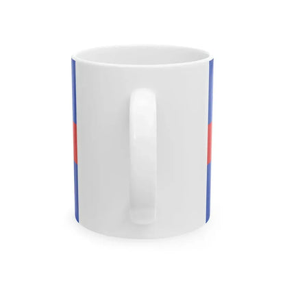 Flag of Oldenburg St. George Cross (Germany) White Coffee Mug - Go Mug Yourself