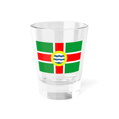 Flag of Oldham County Kentucky (United States) Shot Glass 1.5oz 1.5oz - Go Mug Yourself