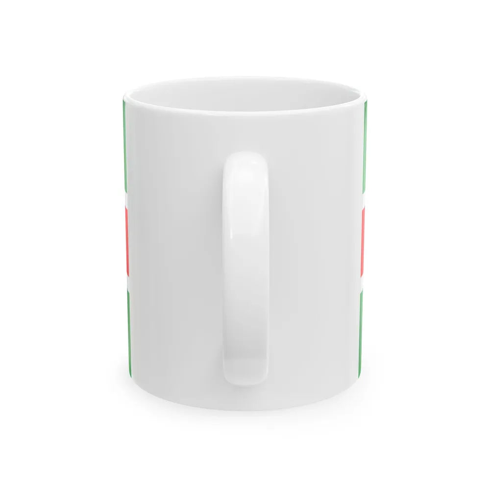 Flag of Oldham County Kentucky (United States) White Coffee Mug - Go Mug Yourself