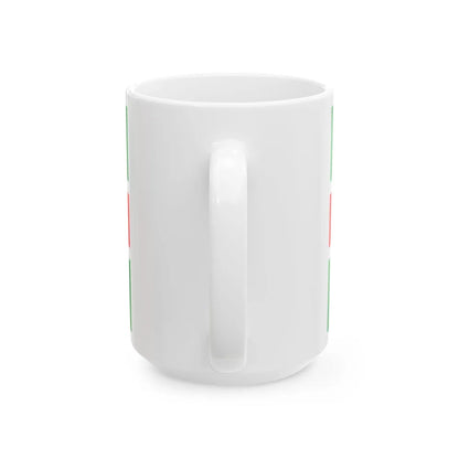 Flag of Oldham County Kentucky (United States) White Coffee Mug - Go Mug Yourself