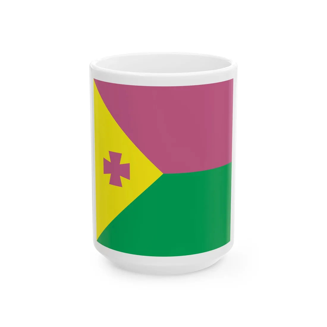 Flag of Oleksandriia (Ukraine) White Coffee Mug 15oz - Go Mug Yourself