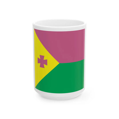 Flag of Oleksandriia (Ukraine) White Coffee Mug 15oz - Go Mug Yourself