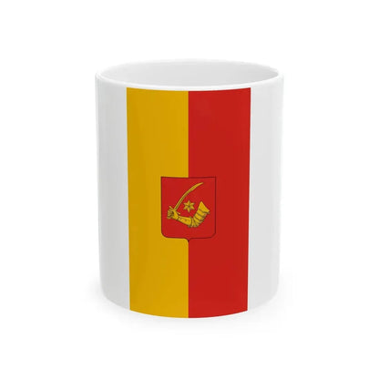 Flag of Olmod vertical (Hungary) White Coffee Mug 11oz - Go Mug Yourself