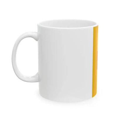 Flag of Olmod vertical (Hungary) White Coffee Mug - Go Mug Yourself