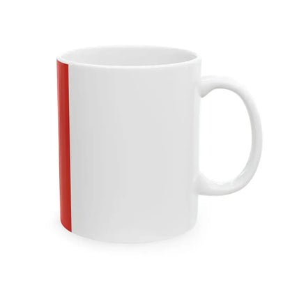 Flag of Olmod vertical (Hungary) White Coffee Mug - Go Mug Yourself