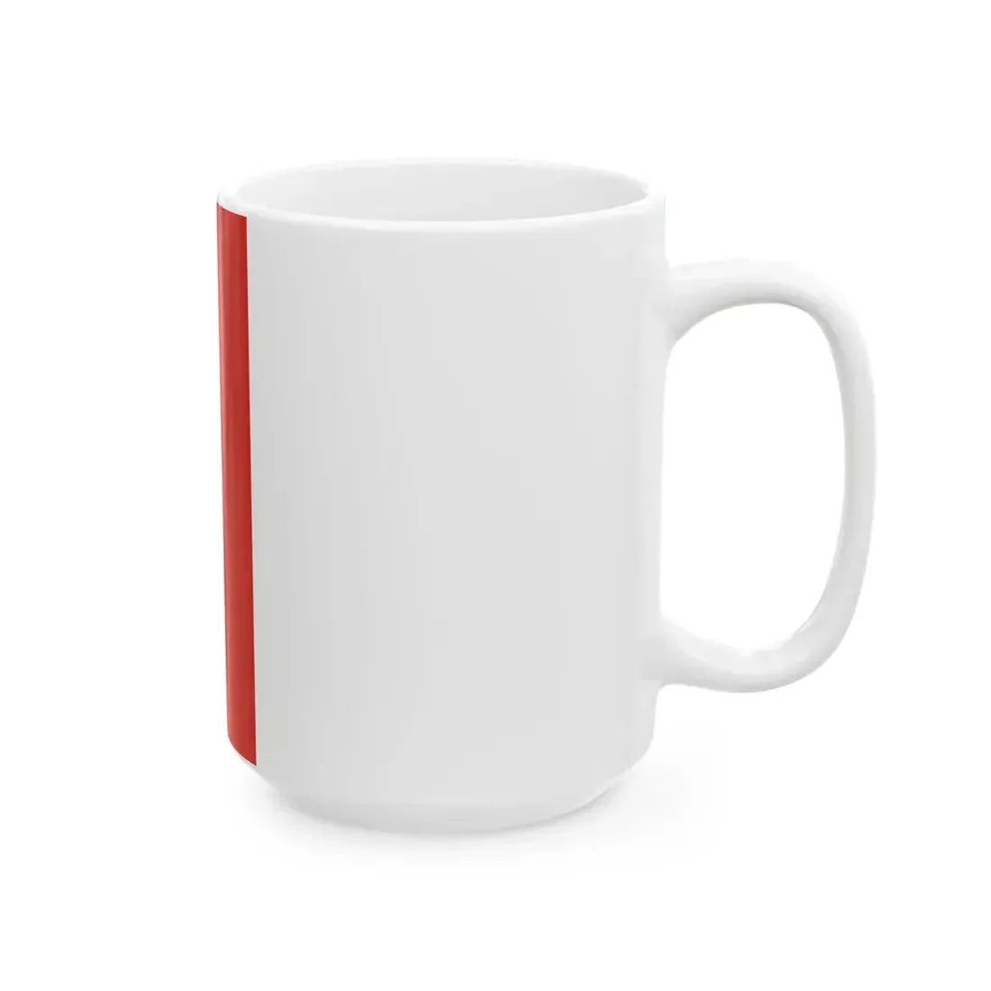 Flag of Olmod vertical (Hungary) White Coffee Mug - Go Mug Yourself