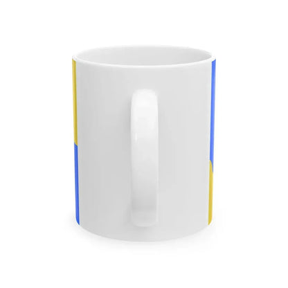 Flag of Olomouc Region (Czech Republic) White Coffee Mug - Go Mug Yourself