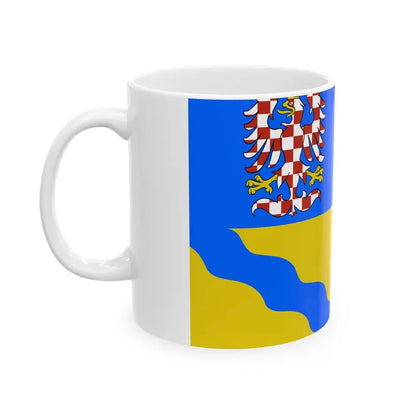 Flag of Olomouc Region (Czech Republic) White Coffee Mug - Go Mug Yourself