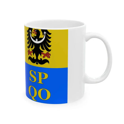 Flag of Olomouc Region (Czech Republic) White Coffee Mug - Go Mug Yourself