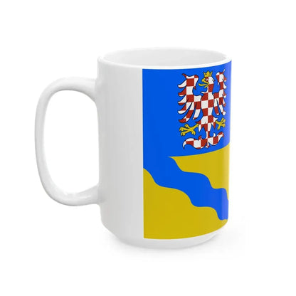 Flag of Olomouc Region (Czech Republic) White Coffee Mug - Go Mug Yourself