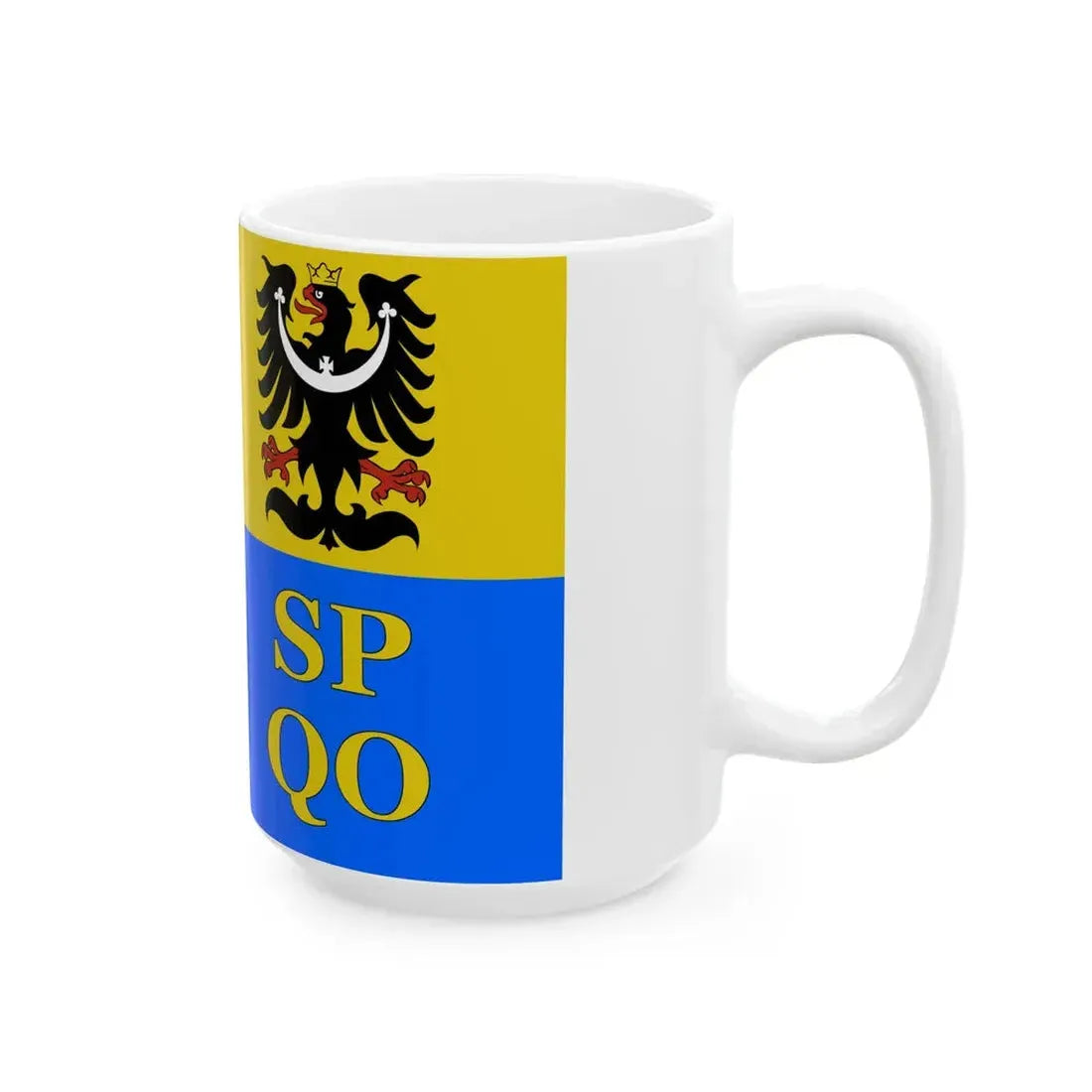 Flag of Olomouc Region (Czech Republic) White Coffee Mug - Go Mug Yourself