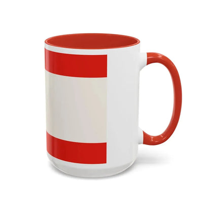 Flag of Olpe Germany - Accent Coffee Mug - Go Mug Yourself