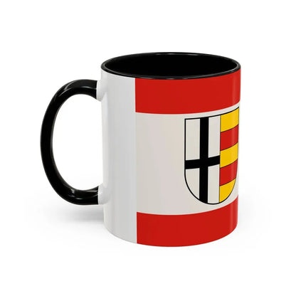 Flag of Olpe Germany - Accent Coffee Mug - Go Mug Yourself