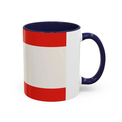 Flag of Olpe Germany - Accent Coffee Mug - Go Mug Yourself