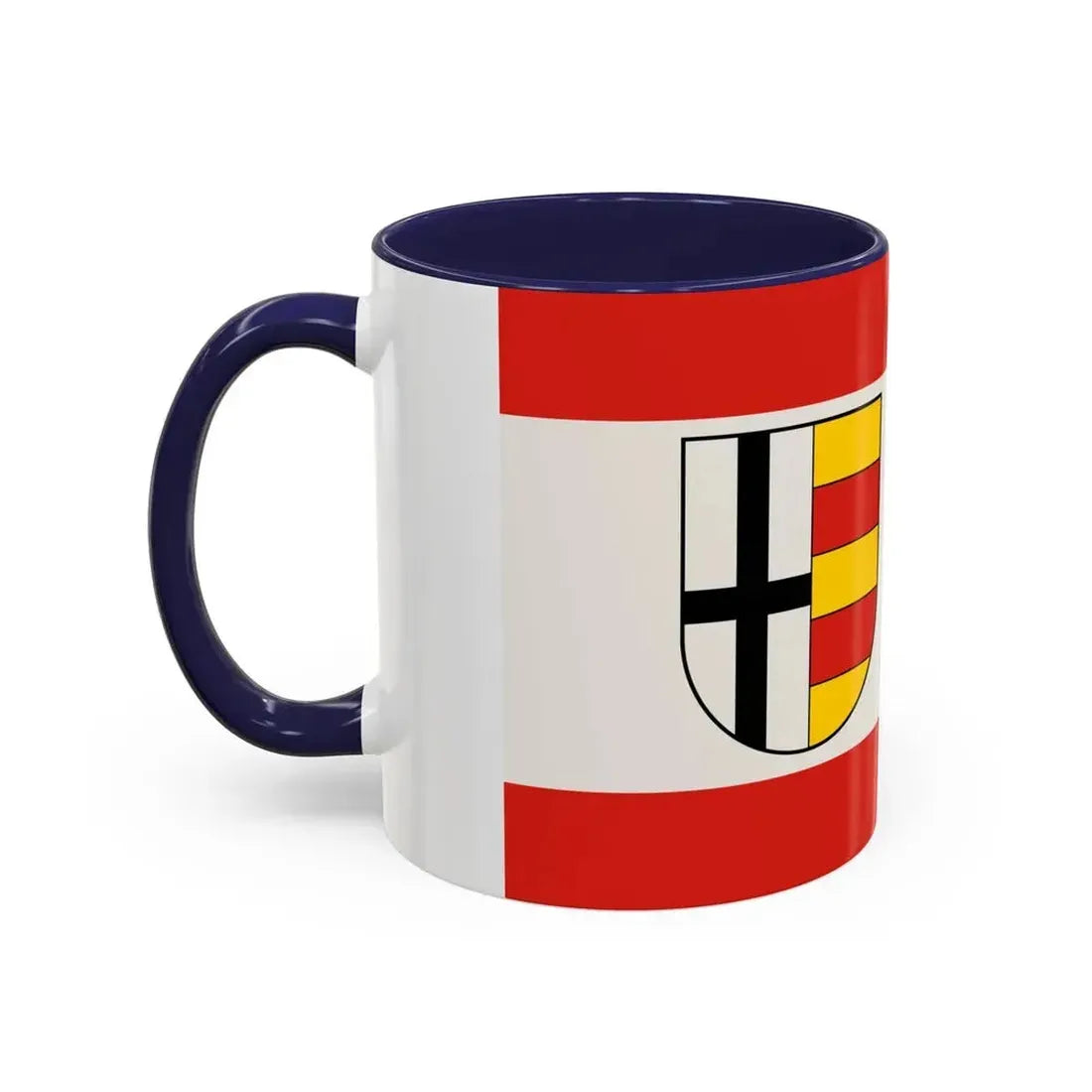 Flag of Olpe Germany - Accent Coffee Mug - Go Mug Yourself