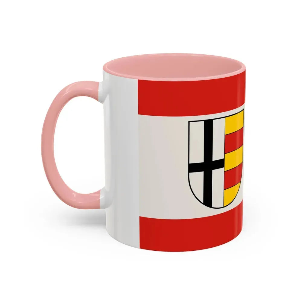 Flag of Olpe Germany - Accent Coffee Mug - Go Mug Yourself