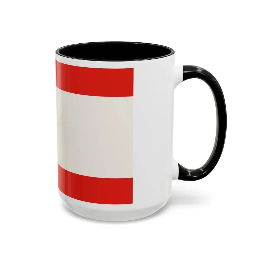 Flag of Olpe Germany - Accent Coffee Mug - Go Mug Yourself