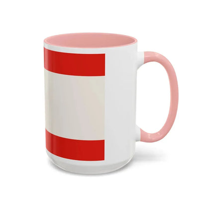 Flag of Olpe Germany - Accent Coffee Mug - Go Mug Yourself