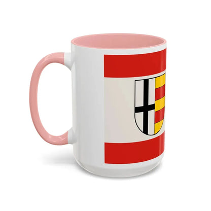 Flag of Olpe Germany - Accent Coffee Mug - Go Mug Yourself