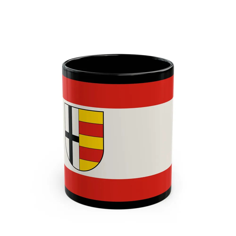 Flag of Olpe Germany - Black Coffee Mug-11oz-Go Mug Yourself