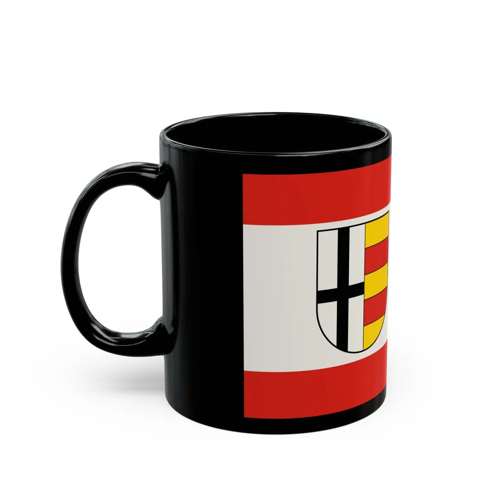 Flag of Olpe Germany - Black Coffee Mug-Go Mug Yourself