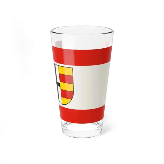 Flag of Olpe Germany - Pint Glass 16oz 16oz - Go Mug Yourself