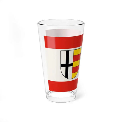 Flag of Olpe Germany - Pint Glass 16oz - Go Mug Yourself