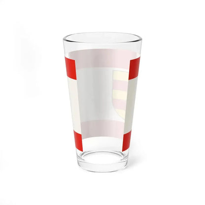 Flag of Olpe Germany - Pint Glass 16oz - Go Mug Yourself